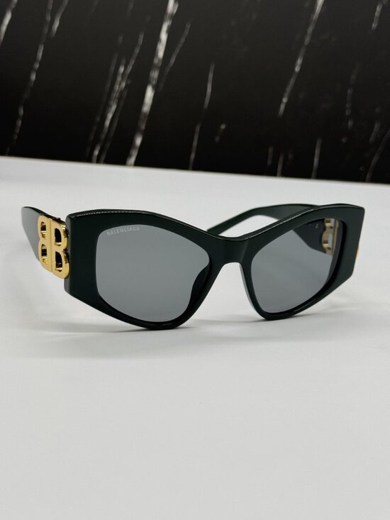 NEW BALENCIAGA BB0287S 005 GREEN CAT EYE WOMEN SUNGLASSES BALENCIAGA EYEWEAR main image 4